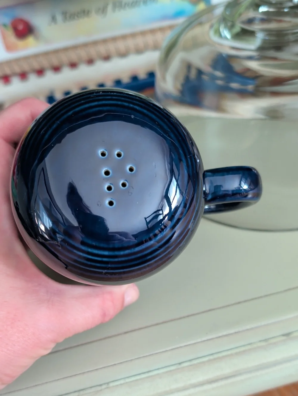 Fiesta Vintage Pepper Shaker And Butter Top